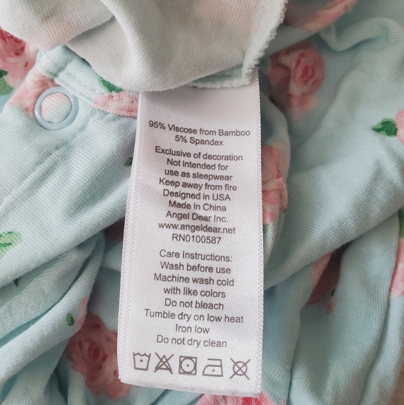 Angel Dear Petite Rose Ruffle Sunsuit - Picture 11 of 11